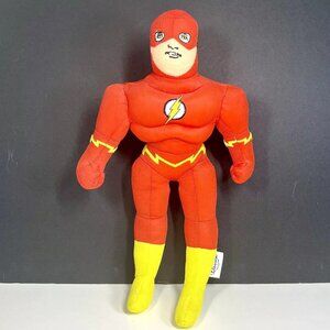 Justice League The Flash 14" Plush Stuffed Animal Doll‎ Sugar Loaf 2010